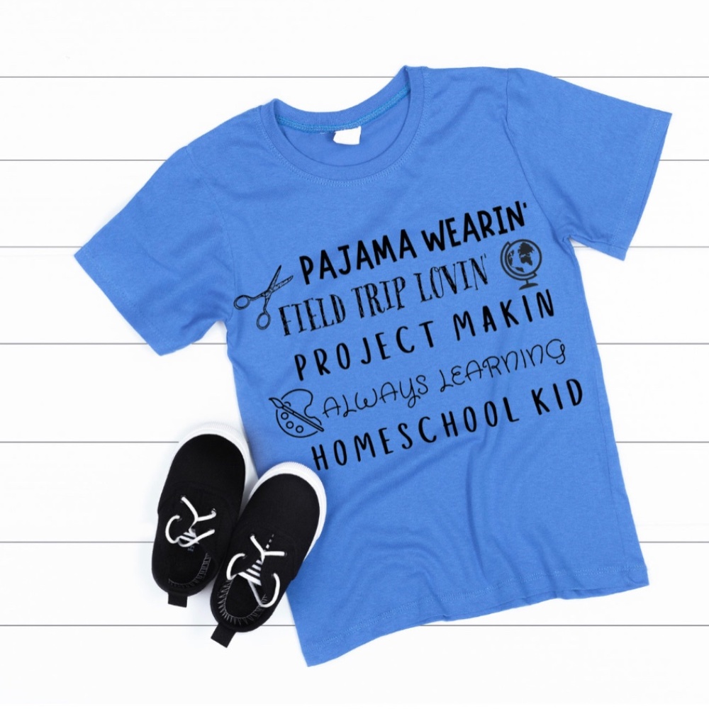 Homeschool kid shirt